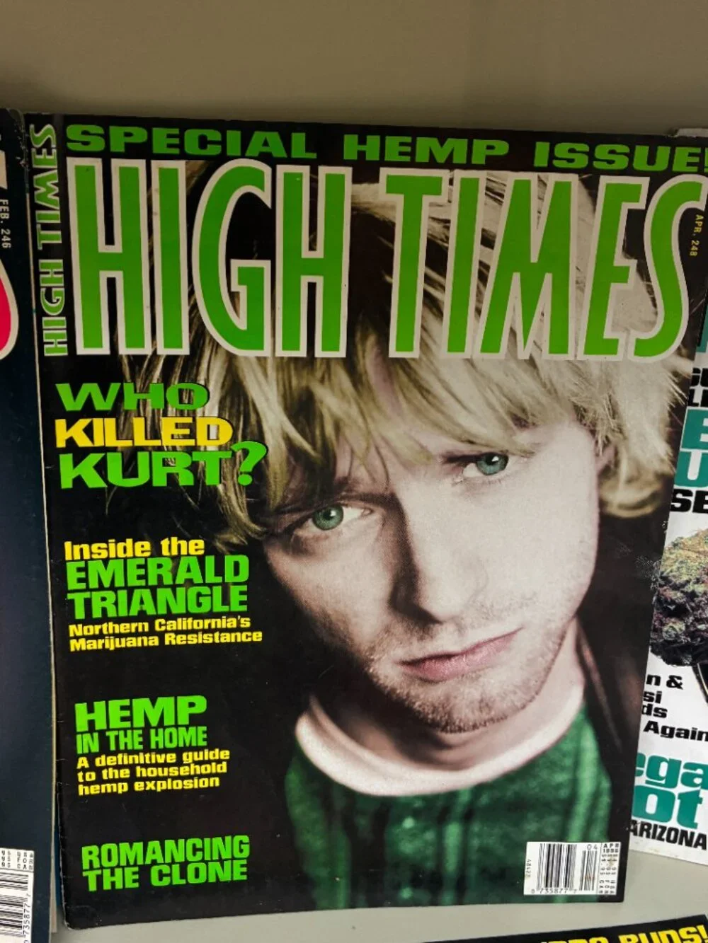 Vintage High Times Magazine Lot Of (8) 1996 Kurt Cobain Wu-Tang Clan Cannabis